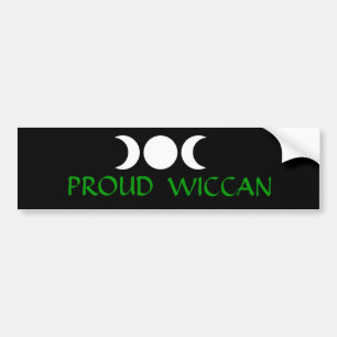 Proud Wiccan-Bumpersticker Bumpersticker