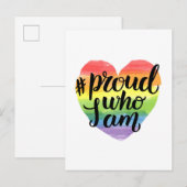 Proud wie ik ben briefkaart (Voorkant / Achterkant)