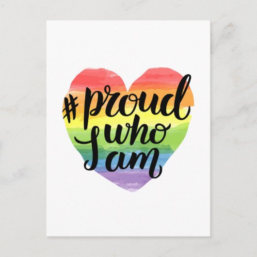 Proud wie ik ben briefkaart (Voorkant)