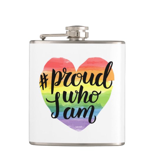 Proud wie ik ben heupfles (Voorkant)