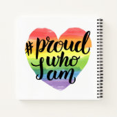 Proud wie ik ben notitieboek (Achterkant)