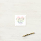 Proud wie ik ben post-it® notes (Op bureau)