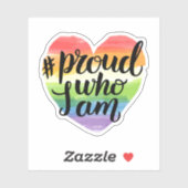 Proud wie ik ben sticker (Vel)