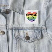 Proud wie ik ben vierkante button 5,1 cm (In situ)