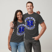 Proud Wife First Responder EMT Novelty Gift T-shirt (Unisex)
