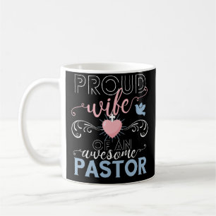 Proud Wife Geweldige Pastor Coffee Mok Gift