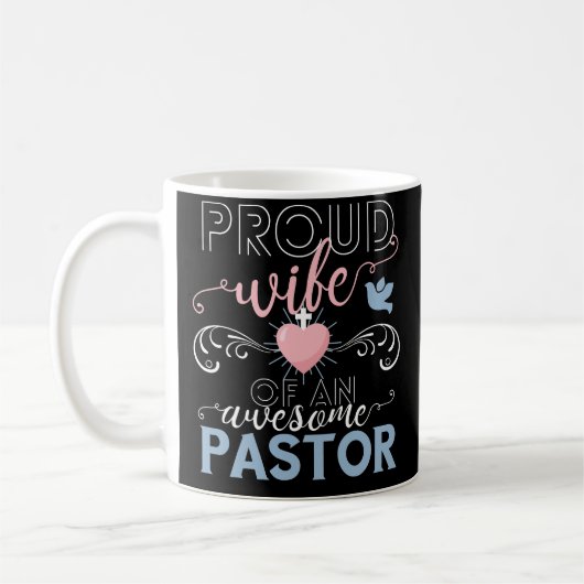Proud Wife Geweldige Pastor Coffee Mok Gift (Links)
