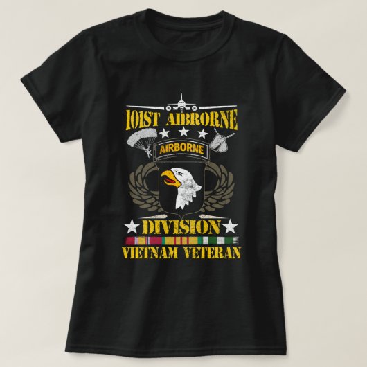 Proud wife Of A Vietnam Veteran T-shirt (Design voorkant)