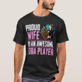 Proud Wife of an Awesome Tuba Player T-shirt (Voorkant)