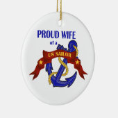 Proud Wife van een Amerikaanse Sailor Ornament (Rechts)