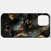 Proud Wolf iPhone Case (Achterkant (horizontaal))