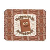 Proud Word Nerd Pattern Slogan Fun Art Magneet (Horizontaal)