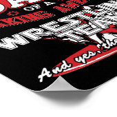 Proud Wrestling Coach Geweldige Wrestling Team T S Poster (Hoek)
