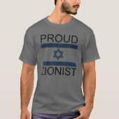 Proud Zionist T-shirt (Voorkant)