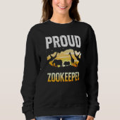 Proud Zookeeper Zookeeping Zoo Keeper Zoos Keeping Trui (Voorkant)