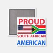 Proud Zuid-Afrikaans Magneet (Voorkant / Achterkant)