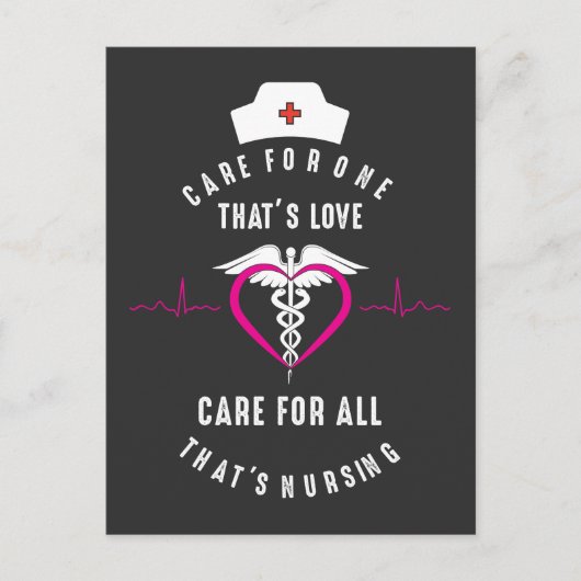 Proud Zurse Appreciation Medical Health Briefkaart (Voorkant)