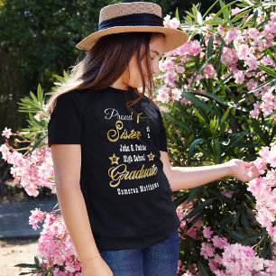 Proud zuster van Afstuderen naam   Afstuderen scho T-shirt