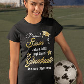 Proud zuster van Afstuderen naam | Afstuderen scho T-shirt