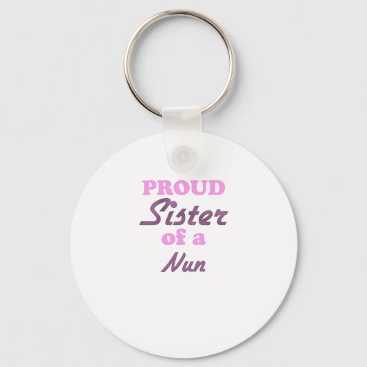 Proud zuster van een non sleutelhanger (Voorkant)