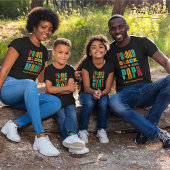 Proud Zwart Meisje Zwart Geschiedenis Maand Famili T-shirt