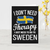 Proud Zweeds erfgoed Zweden trekt Zweedse vlag Kaart (Gele Bloem)