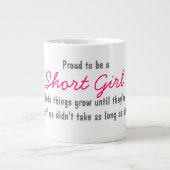 Proud'a Short Girl Jumbo Coffee Mok (Voorkant)
