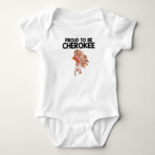 Proud'be Cherokee Native American Baby Bodysuit