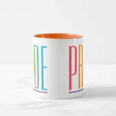 PROUDER Witte Oranje Combo Beker Mok (Midden)