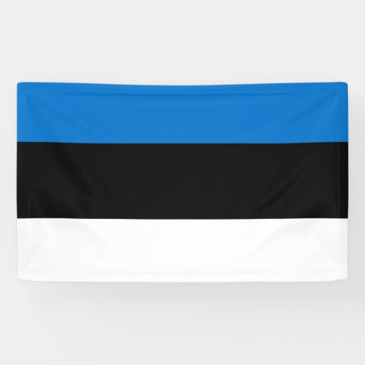 Proudly Display the National Flag of Estonia Spandoek (Horizontaal)