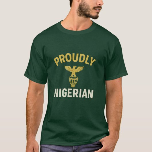 Proudly Nigerian Short Sleeve T T-shirt (Voorkant)