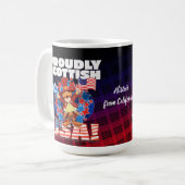 Proudly SCOTTISH from the U.S.A. Koffiemok (Voorkant links)