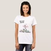 ProudMam van een verpleegstudent T-shirt (Voorkant volledig)