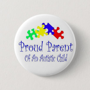 ProudParentPuzzleshirt Ronde Button 5,7 Cm