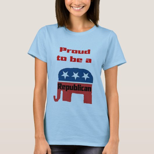 proudrepublican t-shirt (Voorkant)