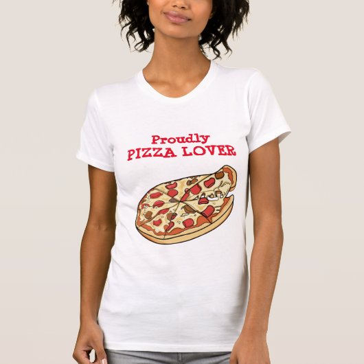 Prouly Pizza Lover T-shirt (Voorkant)