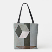 Proun 99, abstract kunstwerk van El Lissitzky Tote Bag (Achterkant)