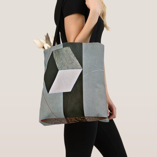 Proun 99, abstract kunstwerk van El Lissitzky Tote Bag (Dichtbij)