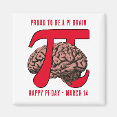 PROUT OM EEN PI BRAIN Pi-dag TE ZIJN Magneet (Voorkant)