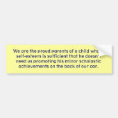 Proute bovenrand bumpersticker (Voorkant)