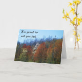 PROUTE OM U DAD-kaart TE NOEMEN Kaart (Gele Bloem)