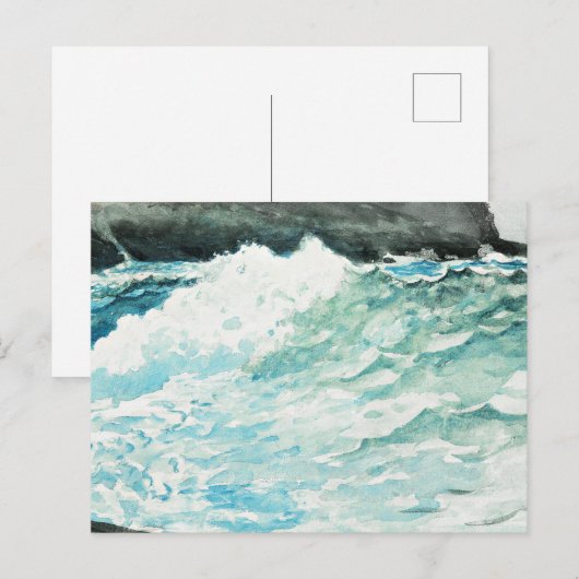 Prouts Neck, fijn kunstschilderij van Winslow Home Briefkaart (Voorkant / Achterkant)