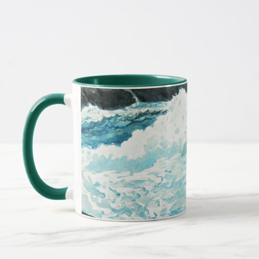 Prouts Neck, fijn kunstschilderij van Winslow Home Mok (Links)