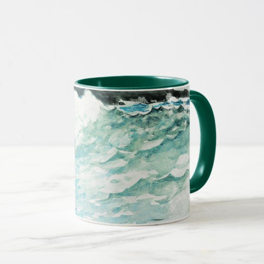 Prouts Neck, fijn kunstschilderij van Winslow Home Mok (Voorkant rechts)