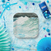 Prouts Neck, fijn kunstschilderij van Winslow Home Papieren Bordje (Feest)