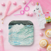 Prouts Neck, fijn kunstschilderij van Winslow Home Papieren Bordje (Feest)