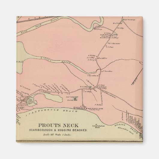 Prouts Neck Scarborough, Higgins straches Magneet (Voorkant)