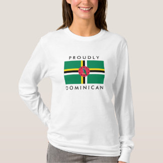 Prouwdrig Dominicaanse Vrouwenhoodie T-shirt