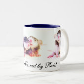 Prouwe eigenaar van Rats! Tweekleurige Koffiemok (Voorkant rechts)