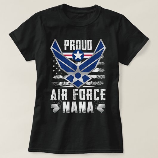 Prouwe US Air Force Nana militair veteraan Shirt V (Design voorkant)